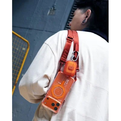 Skinarma airpods pro 3 mecha le (lock edition) _ ORANGE